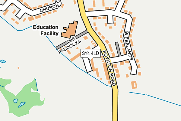 SY4 4LD map - OS OpenMap – Local (Ordnance Survey)