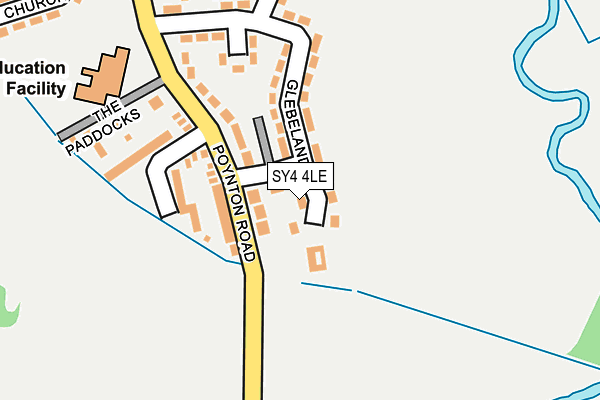 SY4 4LE map - OS OpenMap – Local (Ordnance Survey)