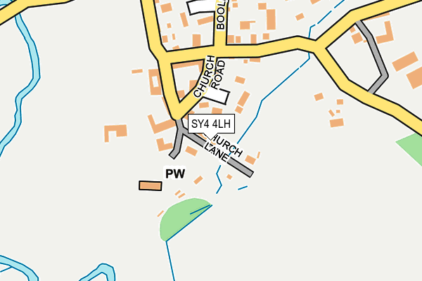 SY4 4LH map - OS OpenMap – Local (Ordnance Survey)