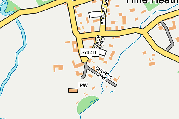 SY4 4LL map - OS OpenMap – Local (Ordnance Survey)