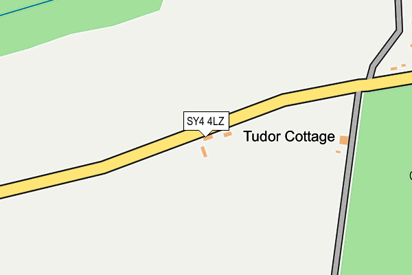 SY4 4LZ map - OS OpenMap – Local (Ordnance Survey)