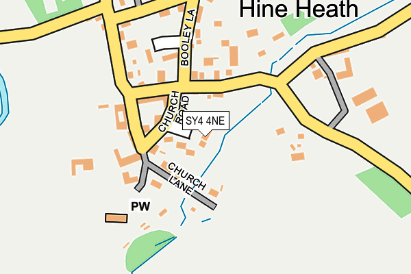 SY4 4NE map - OS OpenMap – Local (Ordnance Survey)