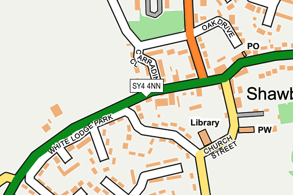 SY4 4NN map - OS OpenMap – Local (Ordnance Survey)