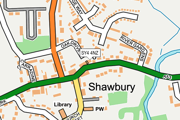 SY4 4NZ map - OS OpenMap – Local (Ordnance Survey)
