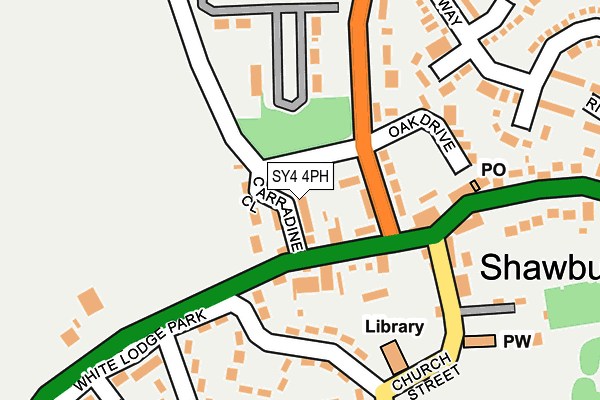 SY4 4PH map - OS OpenMap – Local (Ordnance Survey)