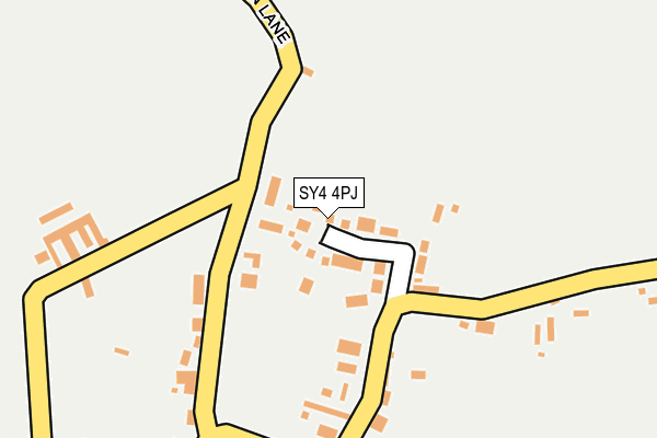 SY4 4PJ map - OS OpenMap – Local (Ordnance Survey)