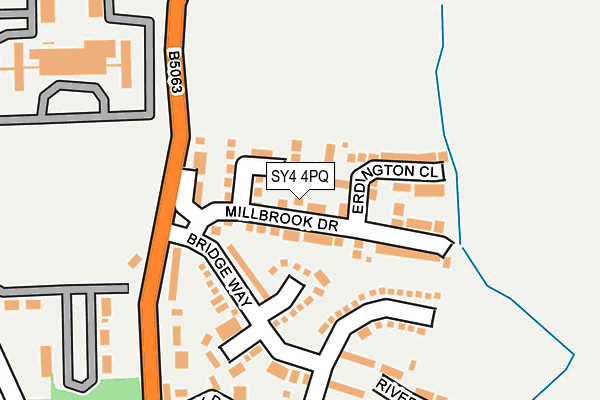 SY4 4PQ map - OS OpenMap – Local (Ordnance Survey)