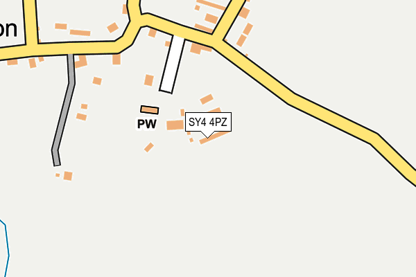 SY4 4PZ map - OS OpenMap – Local (Ordnance Survey)