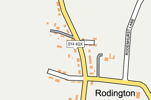 SY4 4QX map - OS OpenMap – Local (Ordnance Survey)