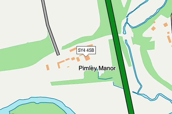 SY4 4SB map - OS OpenMap – Local (Ordnance Survey)