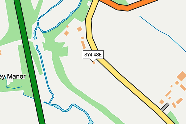 SY4 4SE map - OS OpenMap – Local (Ordnance Survey)