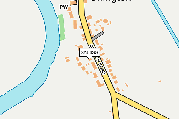 SY4 4SG map - OS OpenMap – Local (Ordnance Survey)