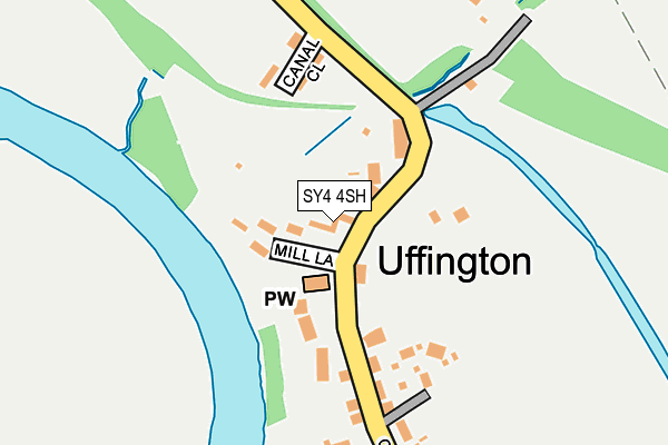 SY4 4SH map - OS OpenMap – Local (Ordnance Survey)