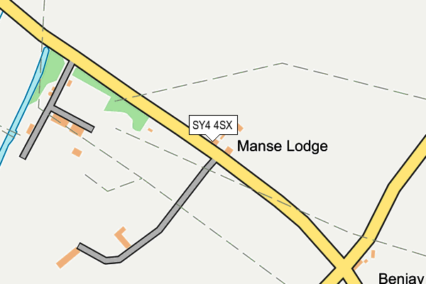 SY4 4SX map - OS OpenMap – Local (Ordnance Survey)