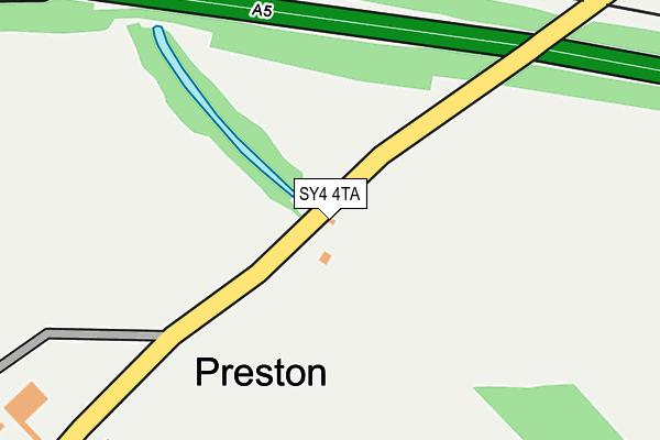 SY4 4TA map - OS OpenMap – Local (Ordnance Survey)