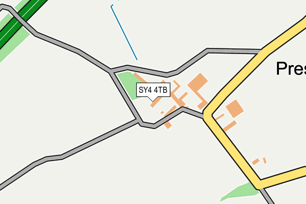SY4 4TB map - OS OpenMap – Local (Ordnance Survey)