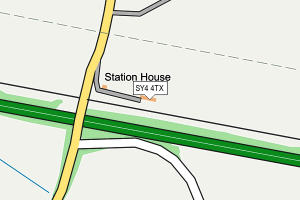 SY4 4TX map - OS OpenMap – Local (Ordnance Survey)