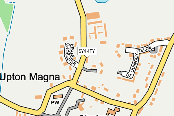 SY4 4TY map - OS OpenMap – Local (Ordnance Survey)