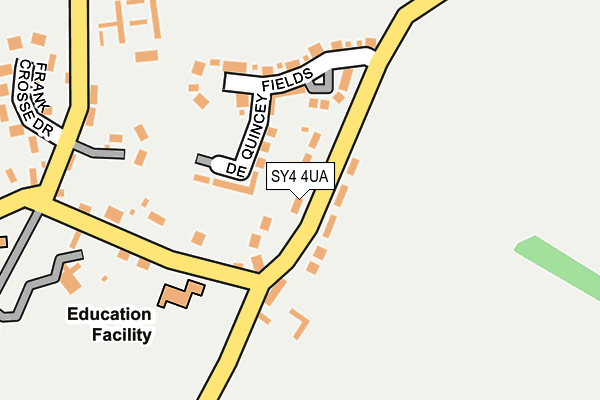 SY4 4UA map - OS OpenMap – Local (Ordnance Survey)