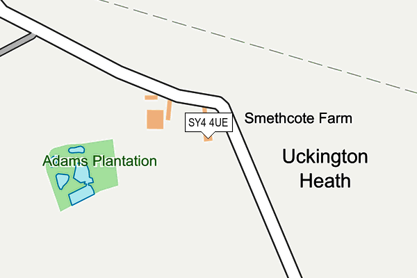 SY4 4UE map - OS OpenMap – Local (Ordnance Survey)
