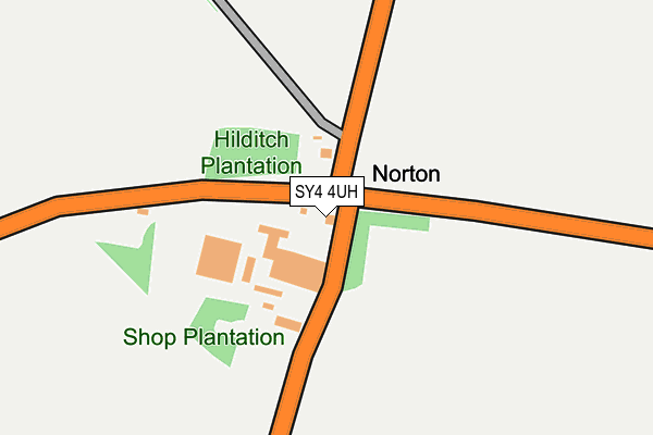 SY4 4UH map - OS OpenMap – Local (Ordnance Survey)