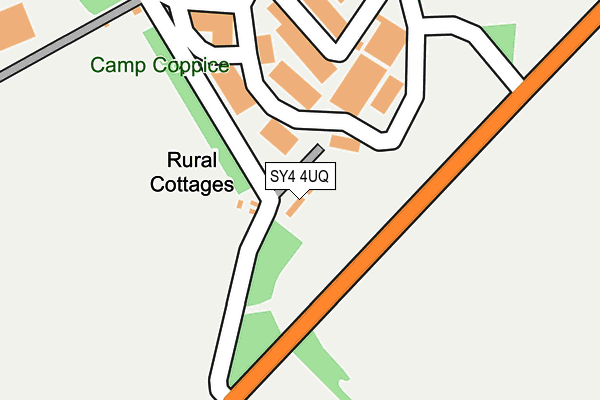 SY4 4UQ map - OS OpenMap – Local (Ordnance Survey)