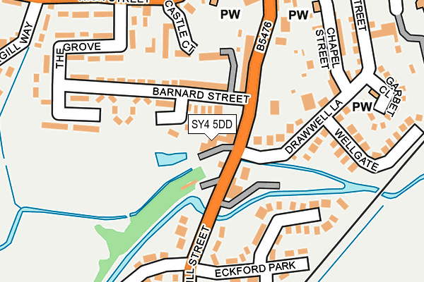 SY4 5DD map - OS OpenMap – Local (Ordnance Survey)