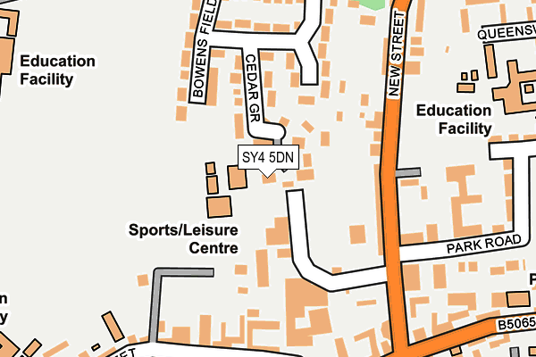 SY4 5DN map - OS OpenMap – Local (Ordnance Survey)