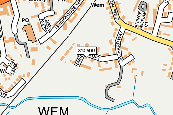 SY4 5DU map - OS OpenMap – Local (Ordnance Survey)