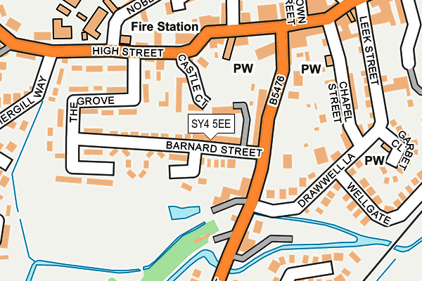 SY4 5EE map - OS OpenMap – Local (Ordnance Survey)