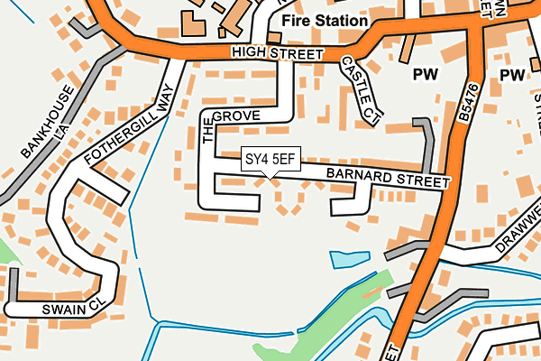 SY4 5EF map - OS OpenMap – Local (Ordnance Survey)