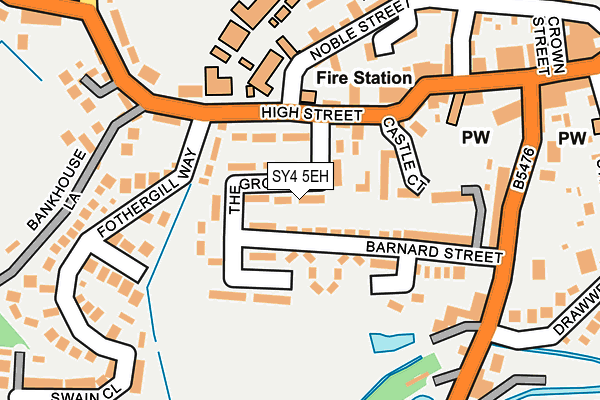 SY4 5EH map - OS OpenMap – Local (Ordnance Survey)