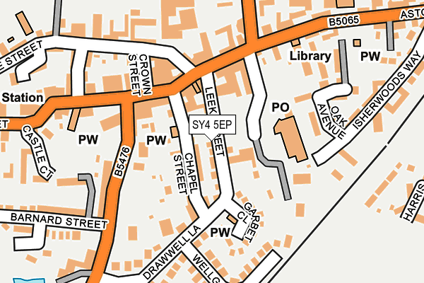 SY4 5EP map - OS OpenMap – Local (Ordnance Survey)