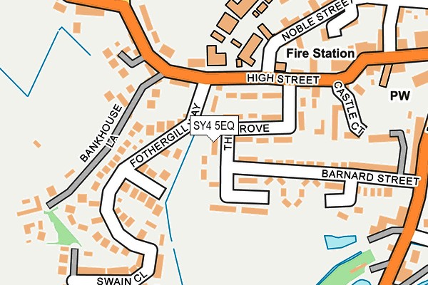 SY4 5EQ map - OS OpenMap – Local (Ordnance Survey)