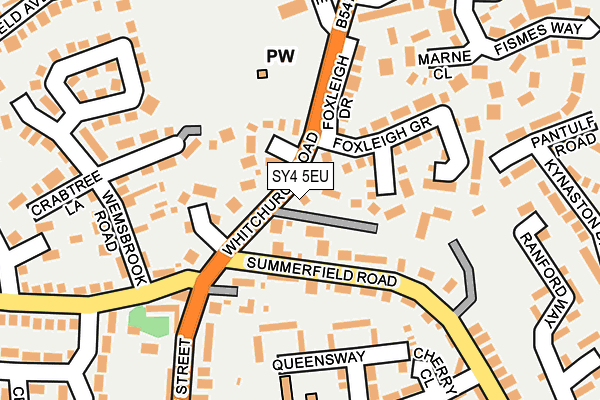 SY4 5EU map - OS OpenMap – Local (Ordnance Survey)