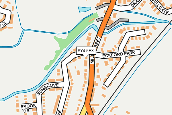 SY4 5EX map - OS OpenMap – Local (Ordnance Survey)