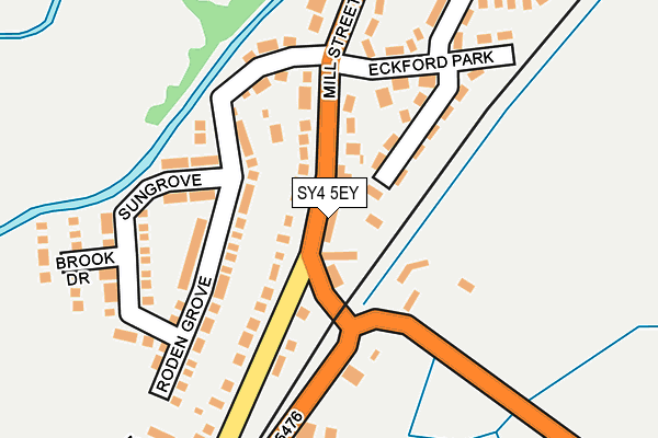 SY4 5EY map - OS OpenMap – Local (Ordnance Survey)