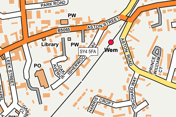 SY4 5FA map - OS OpenMap – Local (Ordnance Survey)