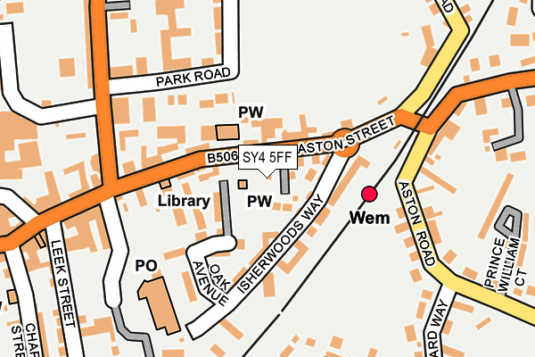 SY4 5FF map - OS OpenMap – Local (Ordnance Survey)