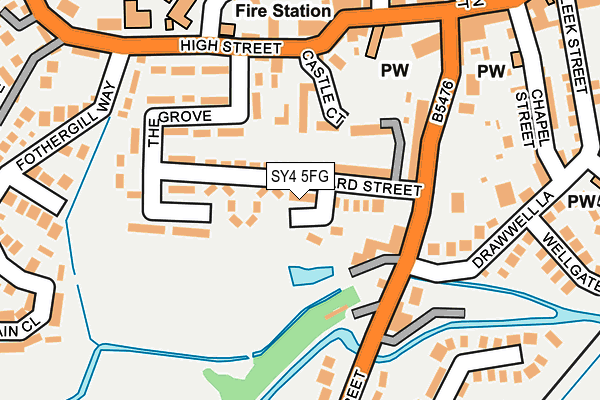 SY4 5FG map - OS OpenMap – Local (Ordnance Survey)