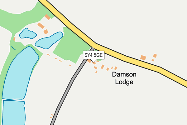 SY4 5GE map - OS OpenMap – Local (Ordnance Survey)