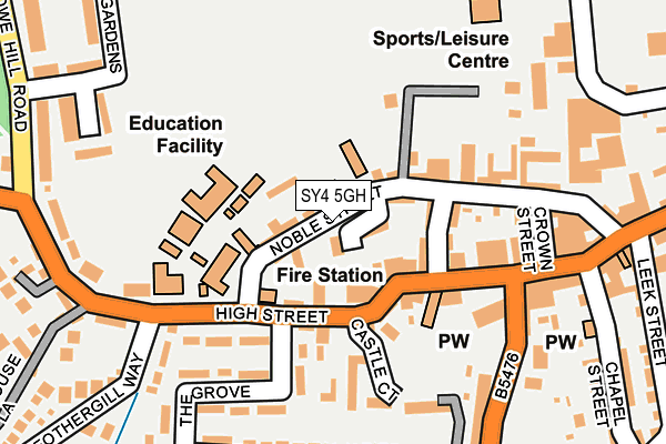 SY4 5GH map - OS OpenMap – Local (Ordnance Survey)