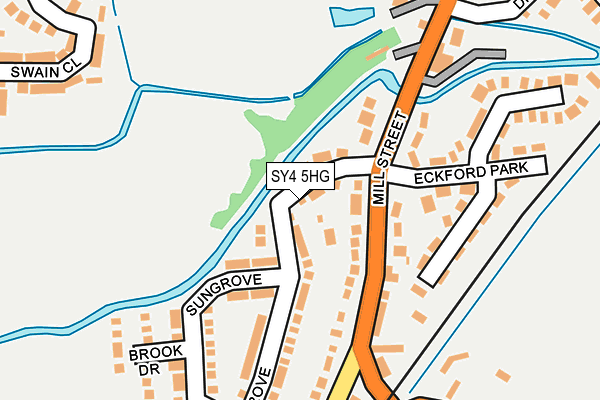 SY4 5HG map - OS OpenMap – Local (Ordnance Survey)