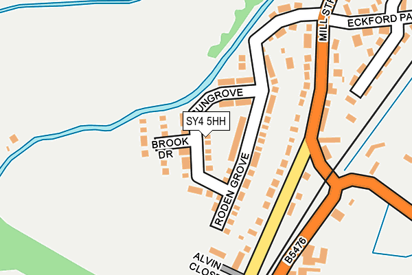 SY4 5HH map - OS OpenMap – Local (Ordnance Survey)