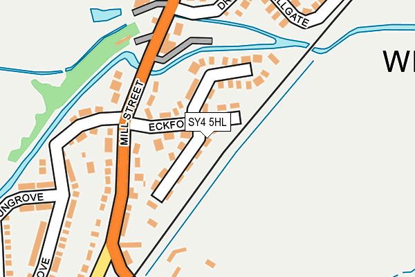 SY4 5HL map - OS OpenMap – Local (Ordnance Survey)