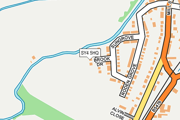 SY4 5HQ map - OS OpenMap – Local (Ordnance Survey)