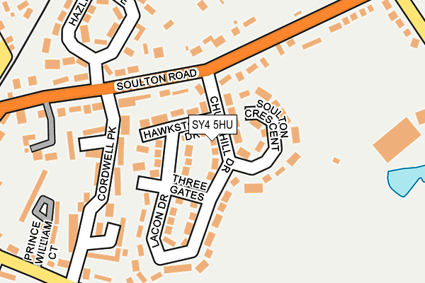 SY4 5HU map - OS OpenMap – Local (Ordnance Survey)