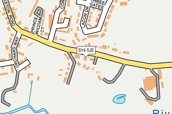 SY4 5JE map - OS OpenMap – Local (Ordnance Survey)