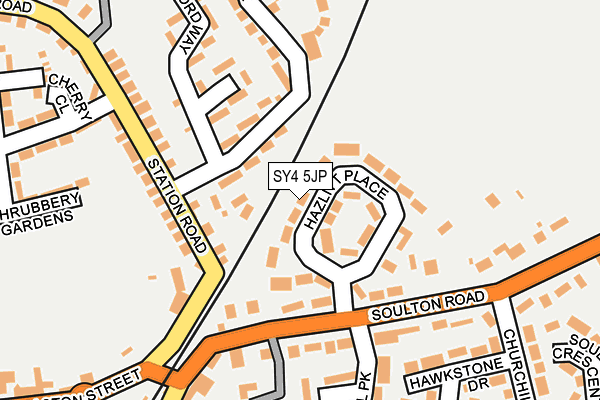 SY4 5JP map - OS OpenMap – Local (Ordnance Survey)