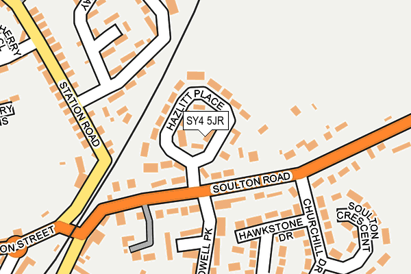 SY4 5JR map - OS OpenMap – Local (Ordnance Survey)